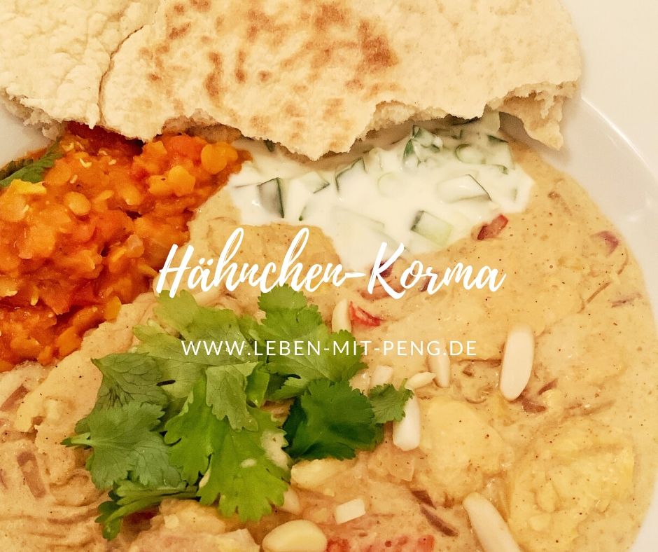 Indisches Hähnchen-Korma - Leben mit Peng!